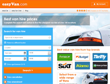 Tablet Screenshot of easyvan.com